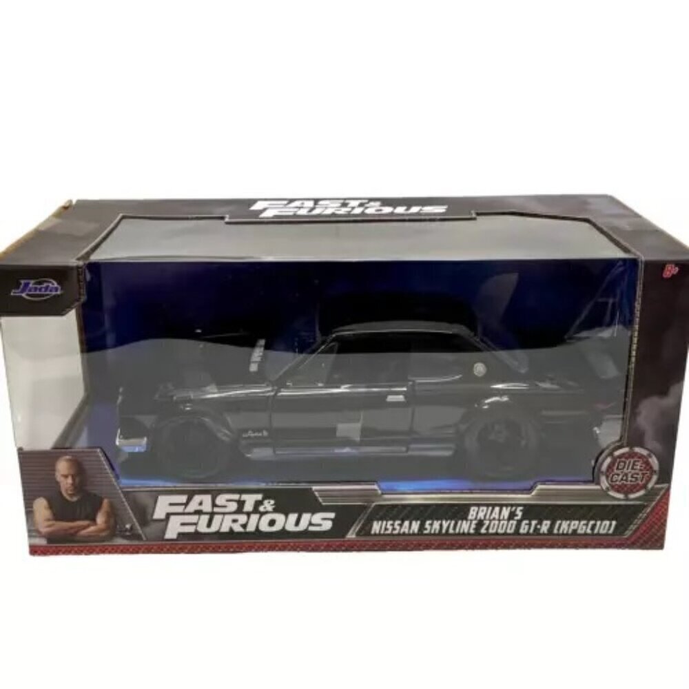 Fast & Furious 1971 Nissan Skyline 2000 GT-R (KPGC10) Jada‎ Toys 1:24 Die-Cast